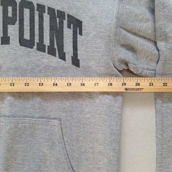 Vintage Cedar Point Logo Gray Unisex Hoodie Sweatshirt, XS - Picture 4 of 11